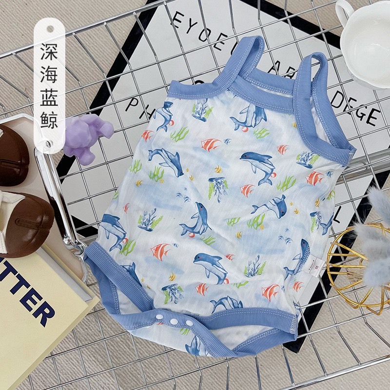 Bodysuit/ Body Chíp 2 Dây - Bộ Áo Liền Quần Hoạ Tiết Hoạt Hình Đáng Yêu Cho Bé 𝟎𝟓𝐁𝐃𝐒𝟐𝐃