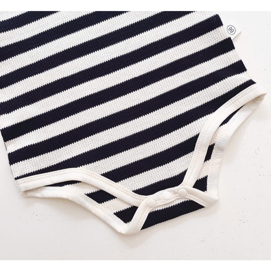 Bodysuit Sát Nách Họa Tiết Gấu Kẻ Cho Bé Sơ Sinh Mặc Mùa Hè Hàng Quảng Châu Cao Cấp 𝟑𝟏𝐁𝐃𝐒