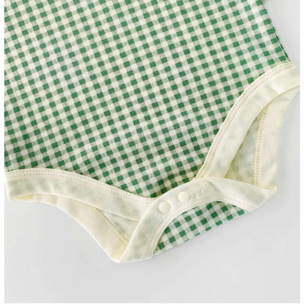 Bodysuit 2 dây chất cotton mỏng mát thấm hút mồ hôi cho bé sơ sinh mặc mùa hè 𝟏𝟐𝐁𝐃𝐒𝟐𝐃