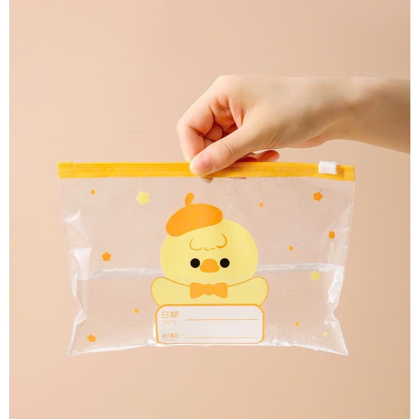 Túi zip đựng quần áo, đồ dùng cá nhân cho bé khi đi du lịch chống bụi, chống nước họa tiết hoạt hình dễ thương