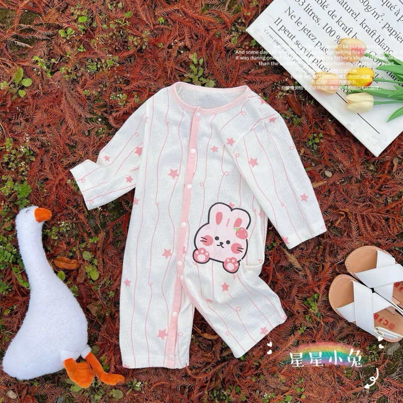 Bộ Body Dài Tay Nằm Điều Hòa Mỏng Mát Cho Bé Sơ Sinh Lamia - Bảng 3 - Size 59-100 𝟏𝟒𝐁𝐃𝐃