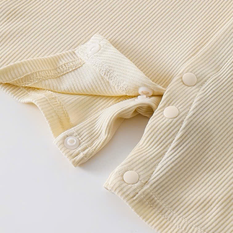 Body đùi cộc tay cúc giữa vải cotton mỏng mát, có dãn thấm hút mồ hôi cho bé trai bé gái sơ sinh 𝟔𝟏𝐁𝐃𝐃𝐔