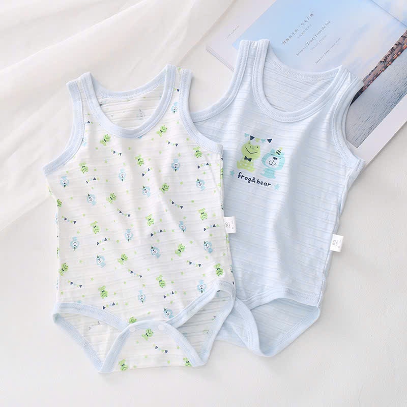 Set 2 bodysuit xuất nhạt bé trai 𝟎𝟒𝐁𝐃𝐒