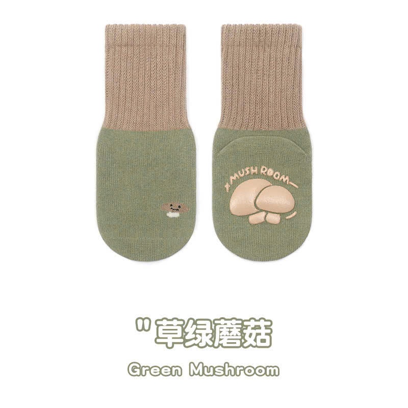 Vớ Len Cao Cổ Chống Trượt Hình Hoa Quả Cho Bé 𝟎𝟗𝐓𝐂𝐓