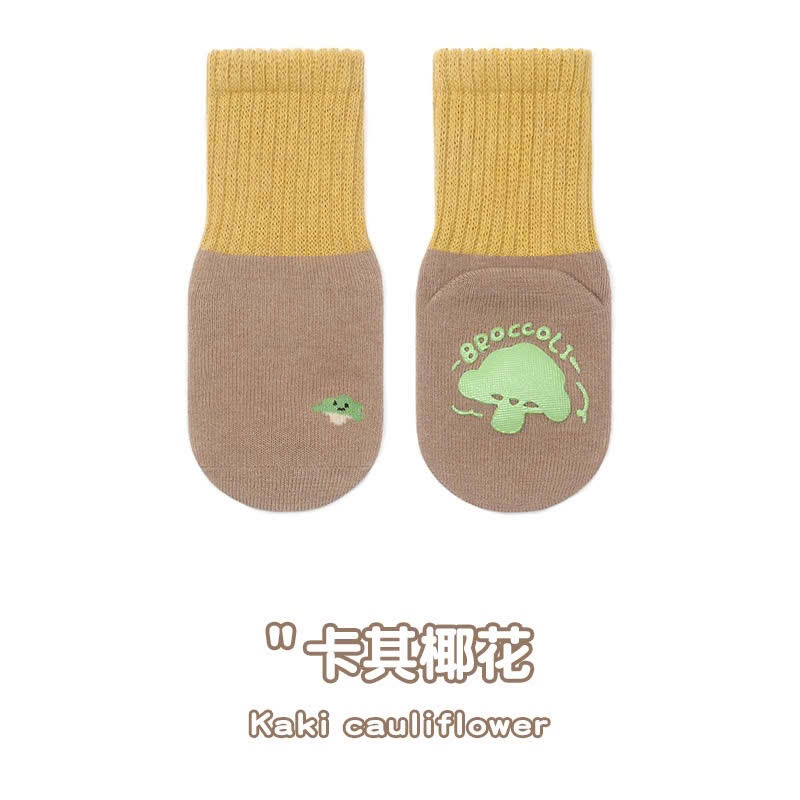 Vớ Len Cao Cổ Chống Trượt Hình Hoa Quả Cho Bé 𝟎𝟗𝐓𝐂𝐓