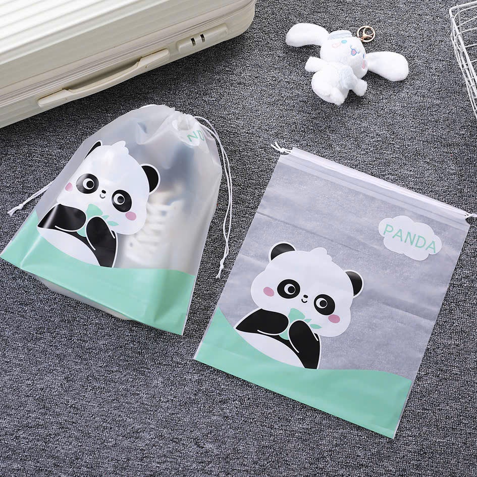 Túi zip đựng quần áo, đồ dùng cá nhân cho bé khi đi du lịch chống bụi, chống nước họa tiết hoạt hình dễ thương