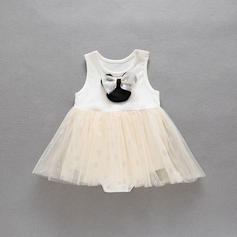 Bộ Bodysuit Tiểu Thư Mùa Hè Cho Bé Gái Sơ Sinh Lamia
