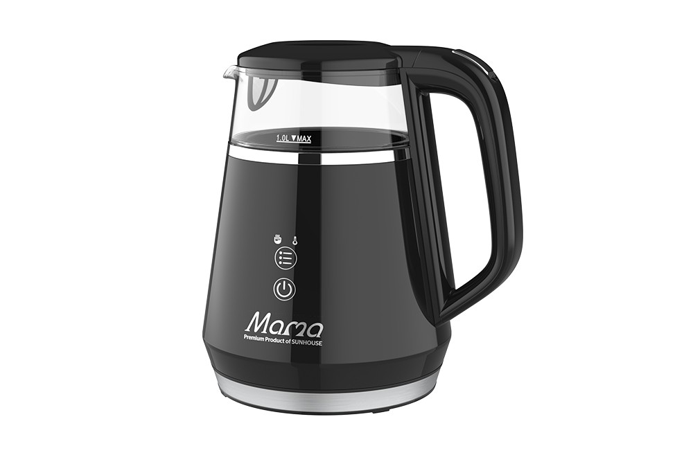 ẤM SIÊU TỐC THỦY TINH 1L SUNHOUSE MAMA SHD1332