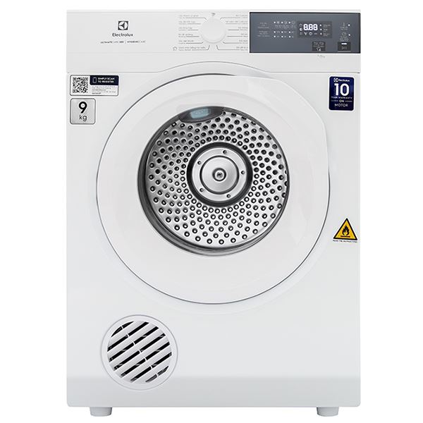 Máy Sấy Thông Hơi Electrolux UltimateCare 9 Kg EDV904N3SC