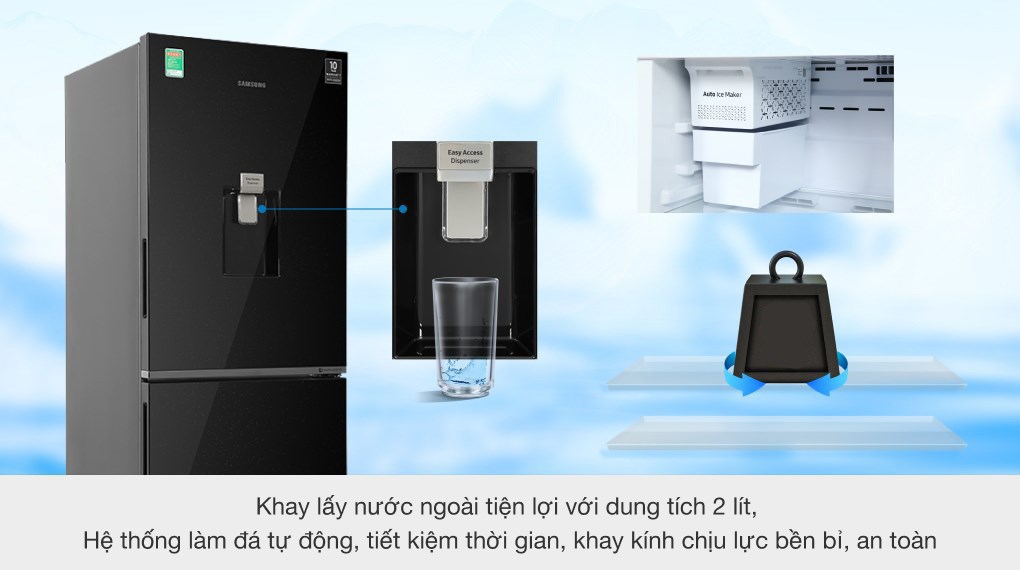 Tủ lạnh Samsung Inverter 276 lít RB27N4190BU/SV