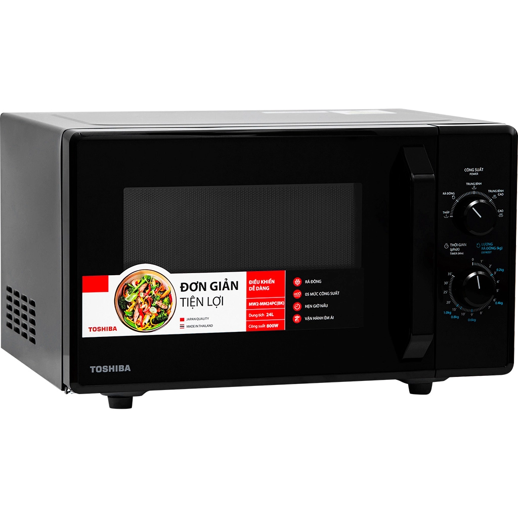 Lò vi sóng Toshiba MW2-MM24PC(BK) – Dung tích 24 lít