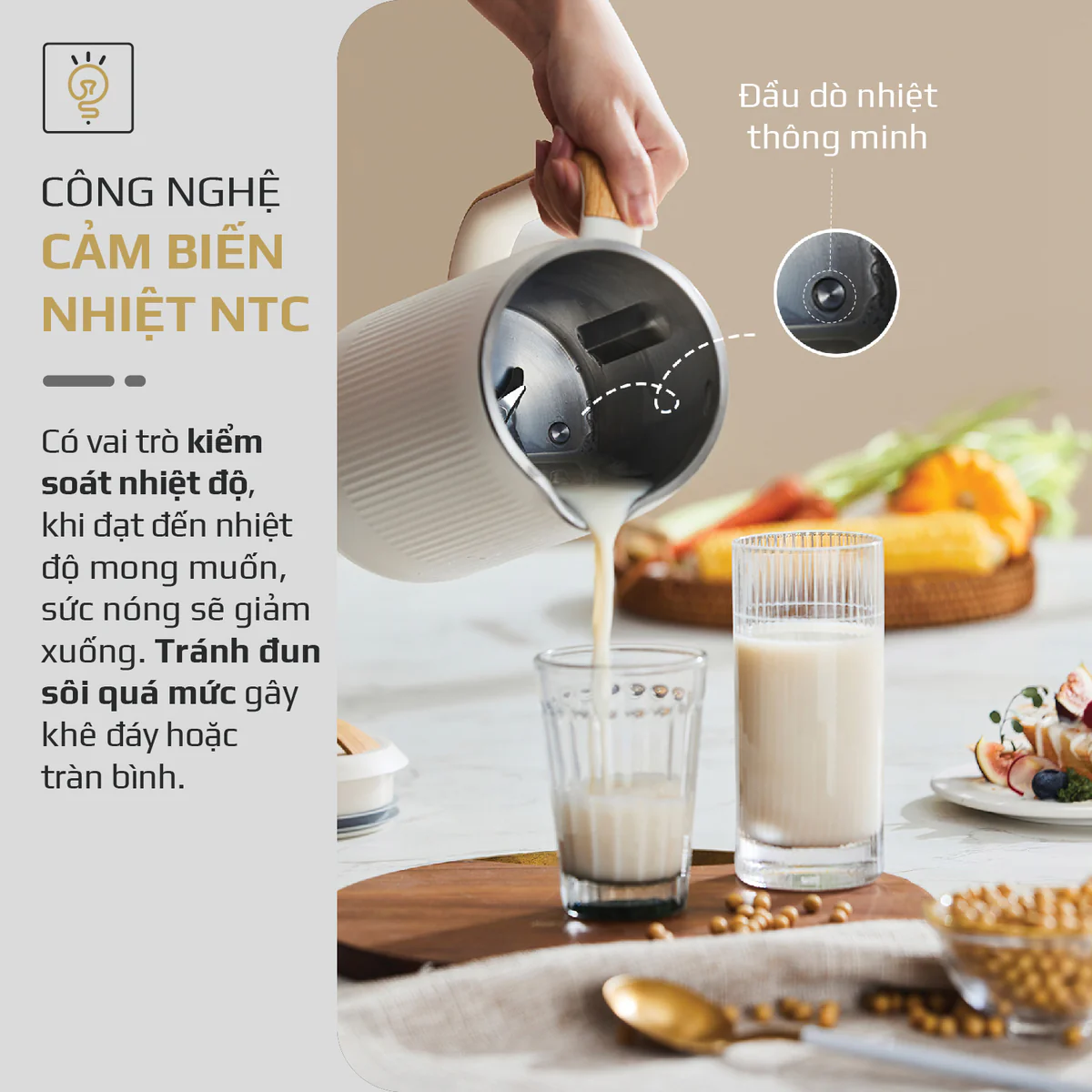 Máy Xay Nấu Đa Năng OLIVO CB400 PRO