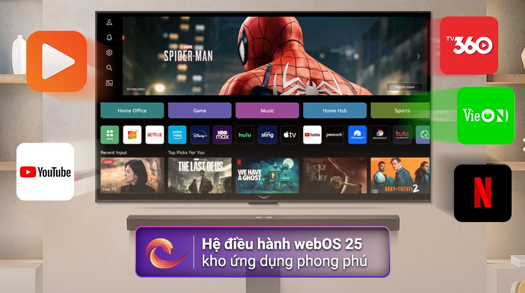 Smart Tivi QNED evo LG AI 4K 75 inch 75QNED86ASA