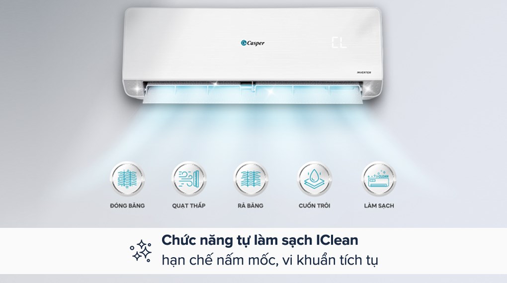 Máy lạnh 2 chiều Casper Inverter 1.5 HP QH-12IU36A