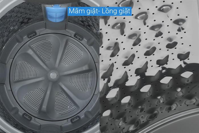 Máy giặt Toshiba Inverter 15 kg AW-DUM1600LV(SG) – Giặt siêu sạch, tiết kiệm điện, bền bỉ vượt trội