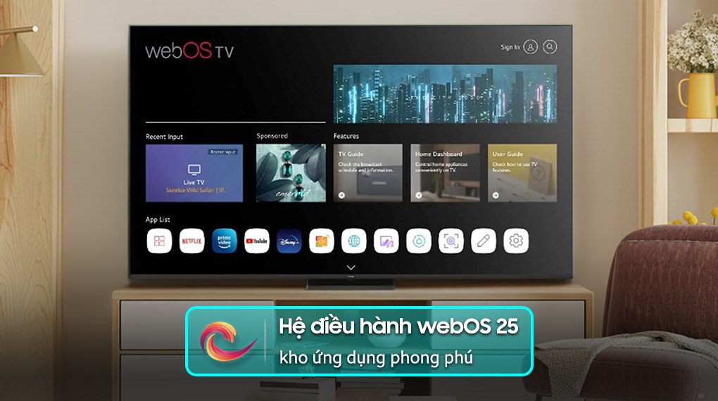 Smart Tivi QNED LG AI 4K 75 inch 75QNED81ASA