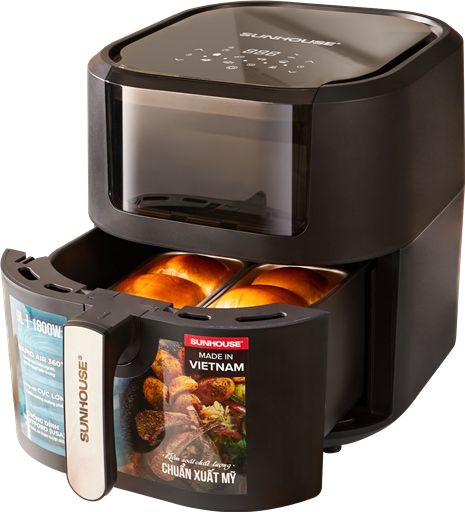 Nồi Chiên Không Dầu 9 Lít Sunhouse SHD4082