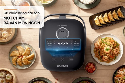 Nồi Cơm Điện Tử 1.8 Lít Sunhouse SHD8923