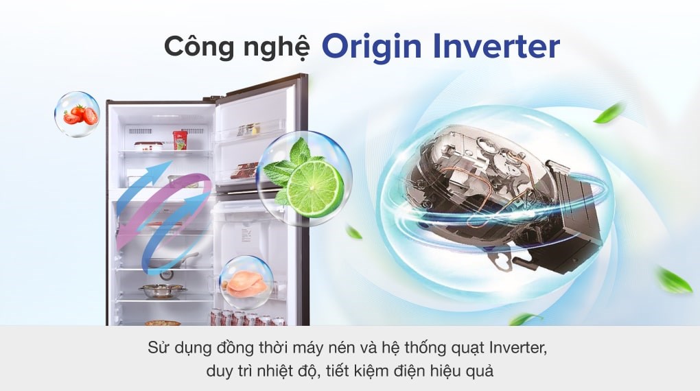 Tủ lạnh Toshiba Inverter 407 lít GR-RT535WE-PMV(06)-MG