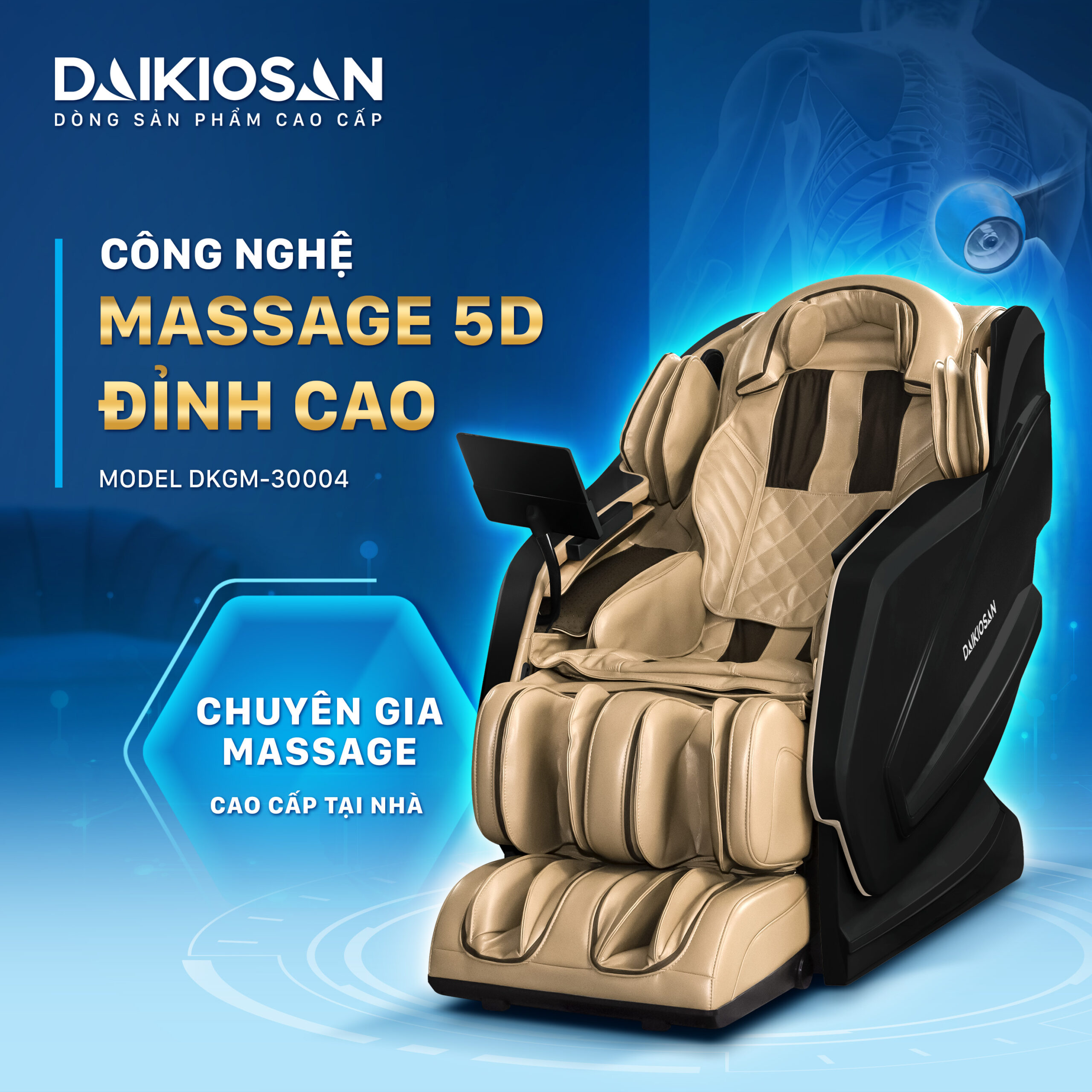 Ghế Massage Daikiosan DKGM-30004D