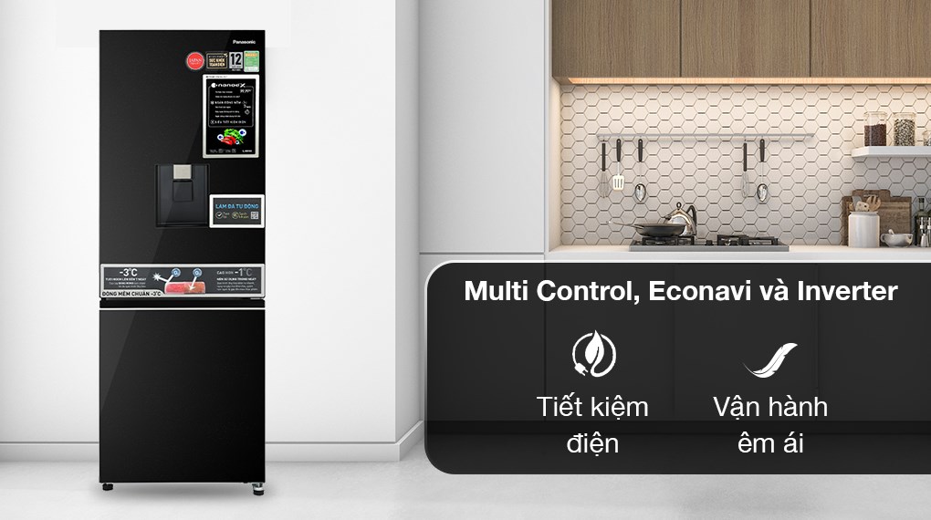 Tủ Lạnh Panasonic Inverter 300 Lít NR‑BV331WGKV