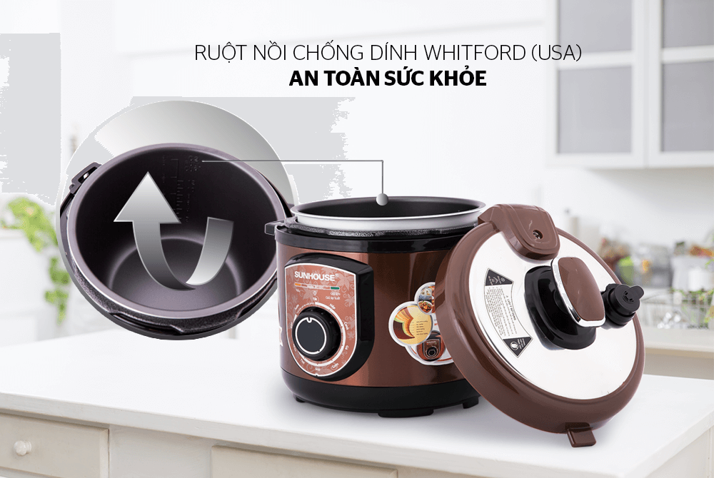 Nồi Chiên Không Dầu 5.0 Lít Sunhouse SHD1550