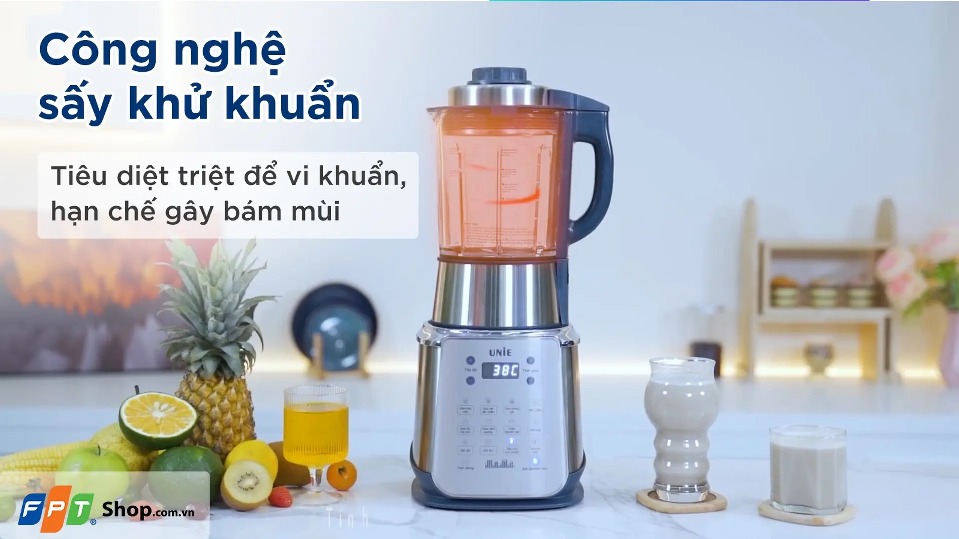 Máy làm sữa hạt UNIE V9S