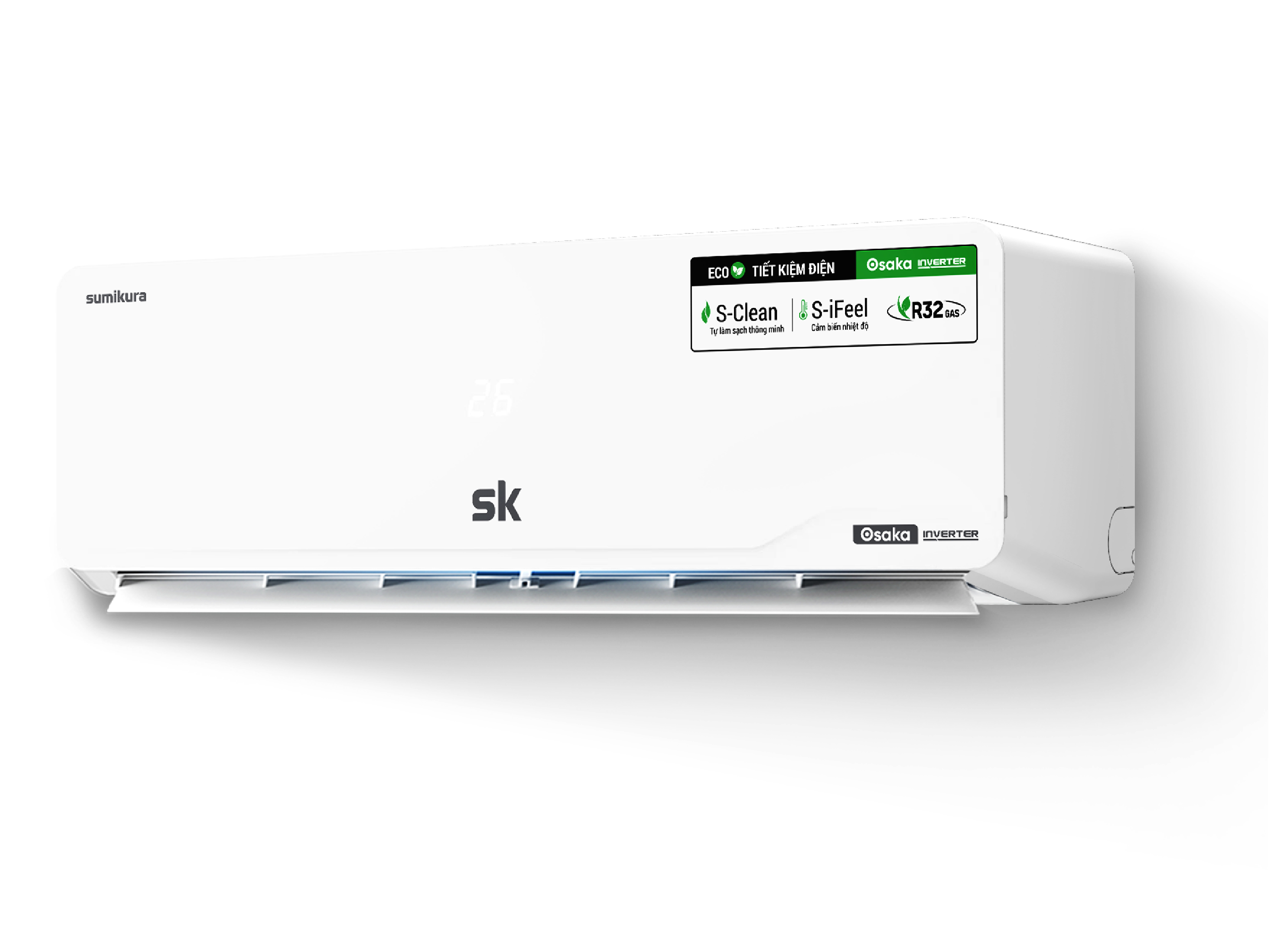 Điều hòa SK Osaka Inverter 1 chiều 18000 BTU APS/APO-180