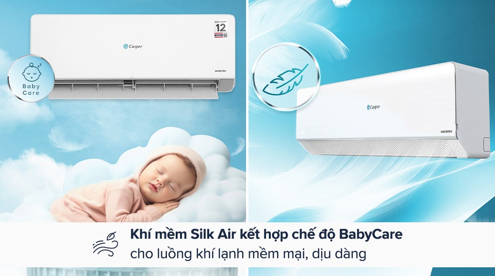 Máy Lạnh Casper Inverter 1.5 HP QC‑12IU36A