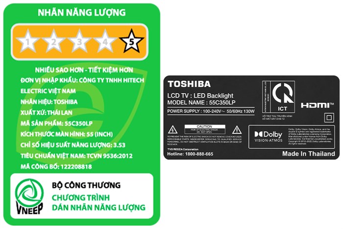 Google Tivi Toshiba AI 4K 55 inch 55C350LP