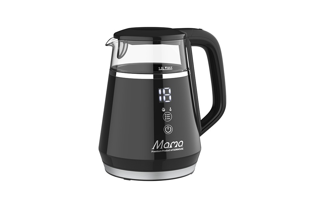 ẤM SIÊU TỐC THỦY TINH 1L SUNHOUSE MAMA SHD1332