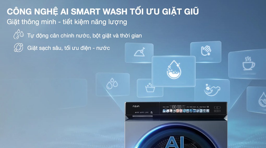 Máy giặt Aqua Inverter 12 kg AW12-B4377U1L(GN)