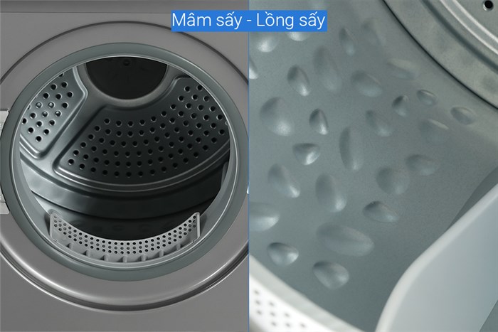 Máy sấy thông hơi Toshiba 7 kg TD-H80SEV(SK) – Sấy khô nhanh, tiết kiệm điện, bền bỉ theo thời gian