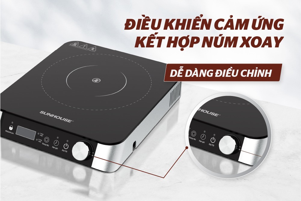 BẾP HỒNG NGOẠI HAI VÒNG NHIỆT SUNHOUSE SHD6024