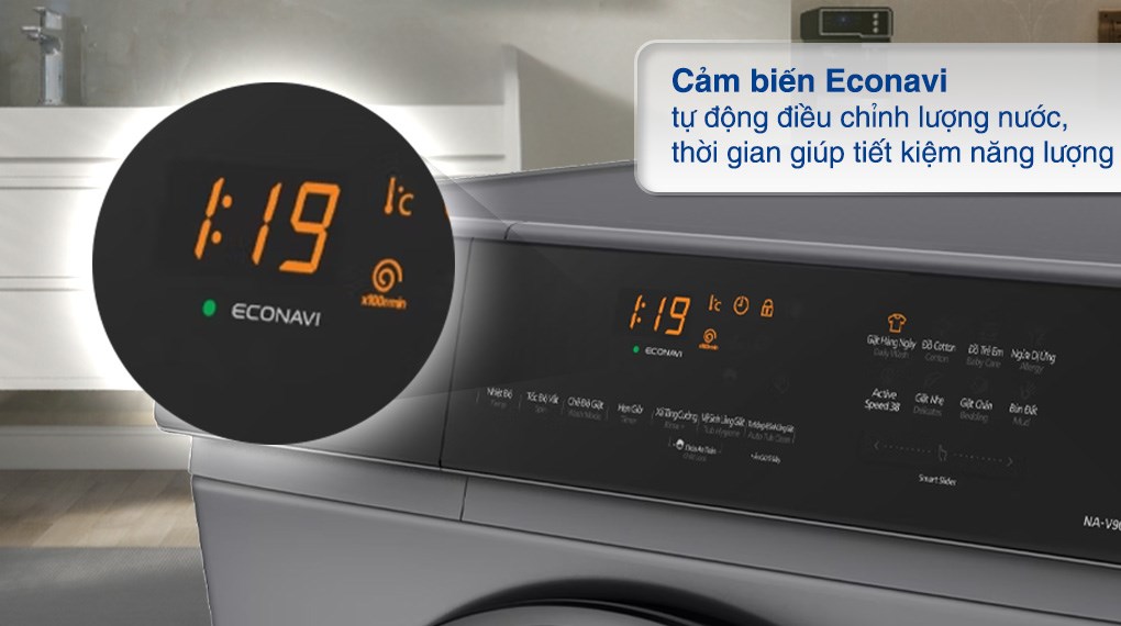 Máy giặt Panasonic Inverter 11.5 kg NA-V115FA1LV