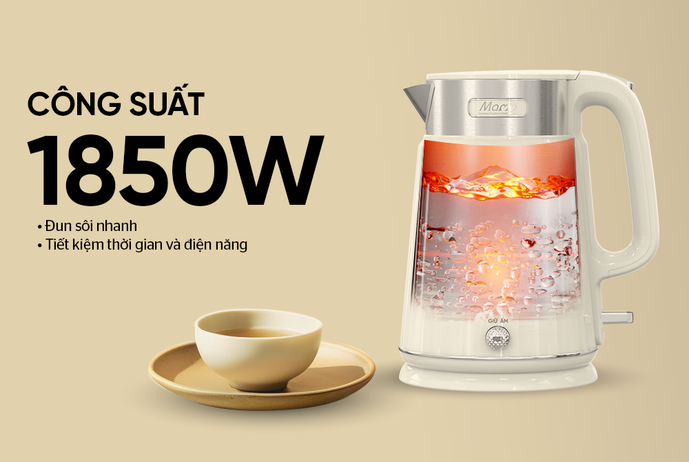 ẤM SIÊU TỐC INOX 2 LỚP 2L SUNHOUSE MAMA SHD1395