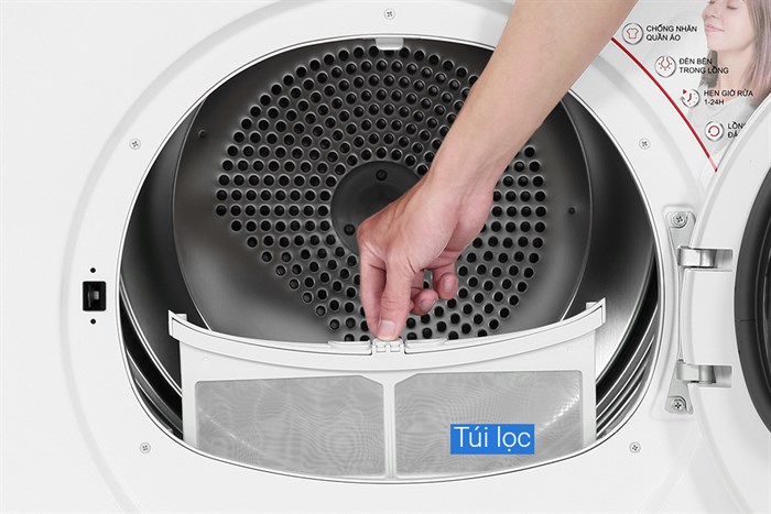 Máy sấy ngưng tụ Galanz 8 Kg DC-80S5C – Sấy khô hiệu quả, tiết kiệm điện, bảo vệ sợi vải