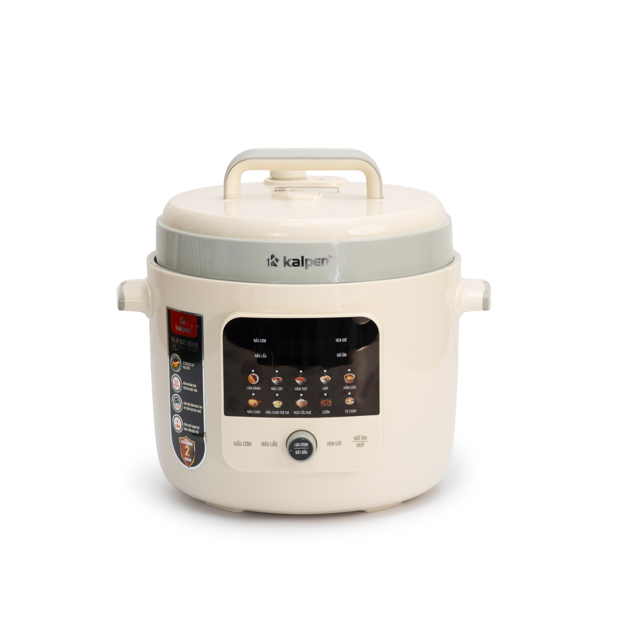 Nồi Áp Suất Điện Lòng Nồi Inox 6L Kalpen P5