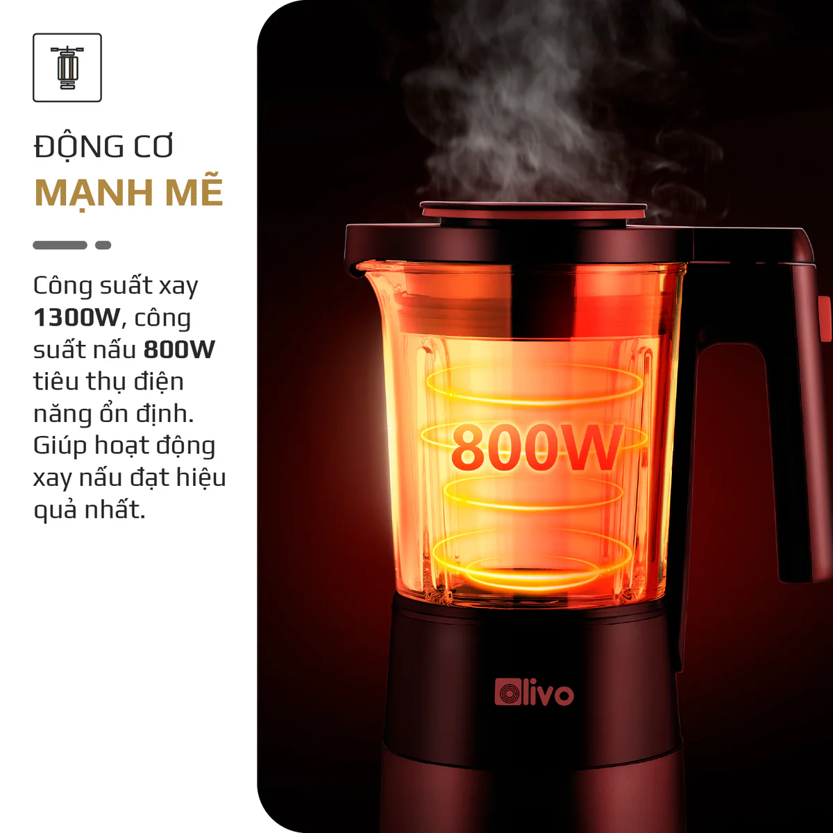 Máy Xay Nấu Đa Năng OLIVO X24 PRO