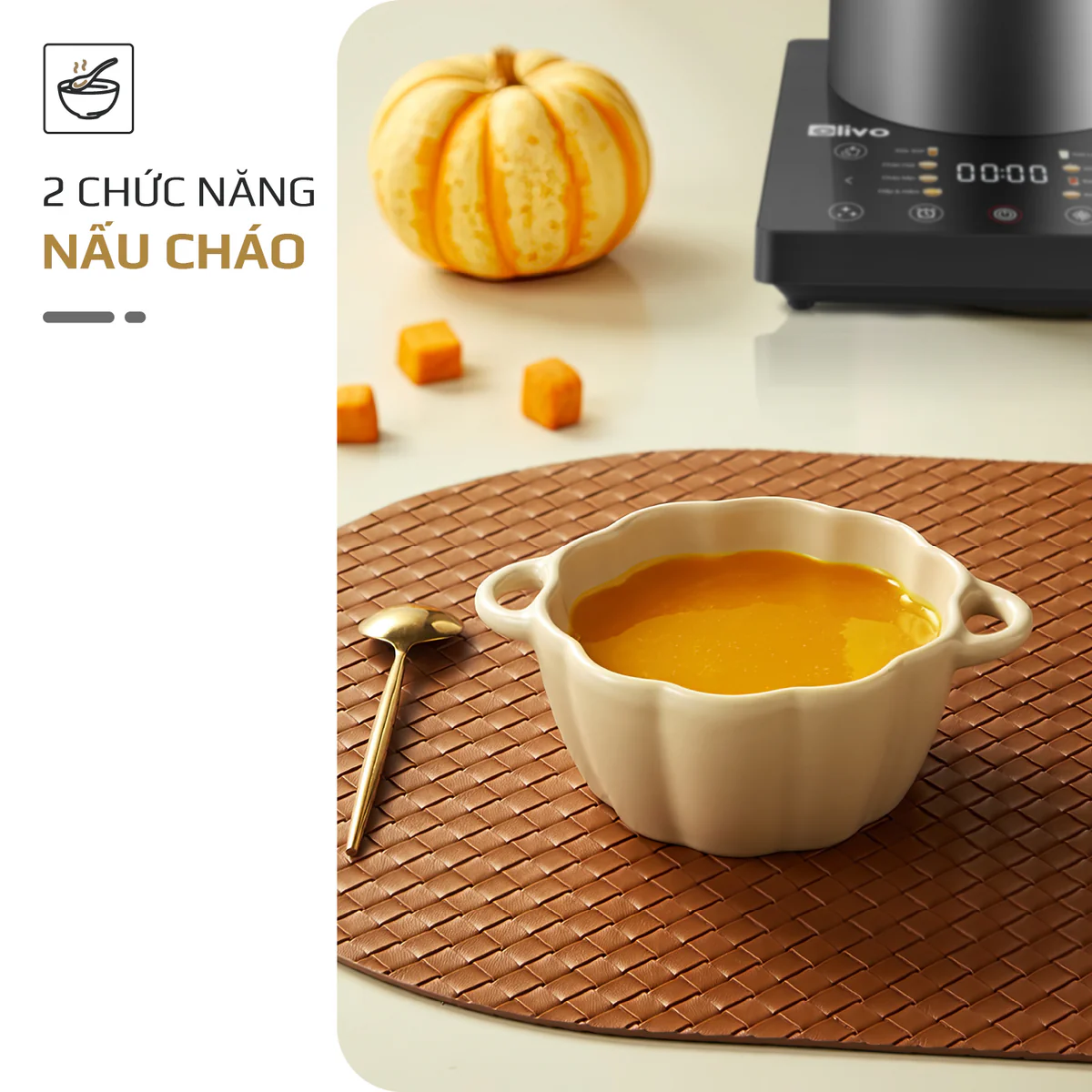 Máy Xay Nấu Đa Năng OLIVO X24 PRO
