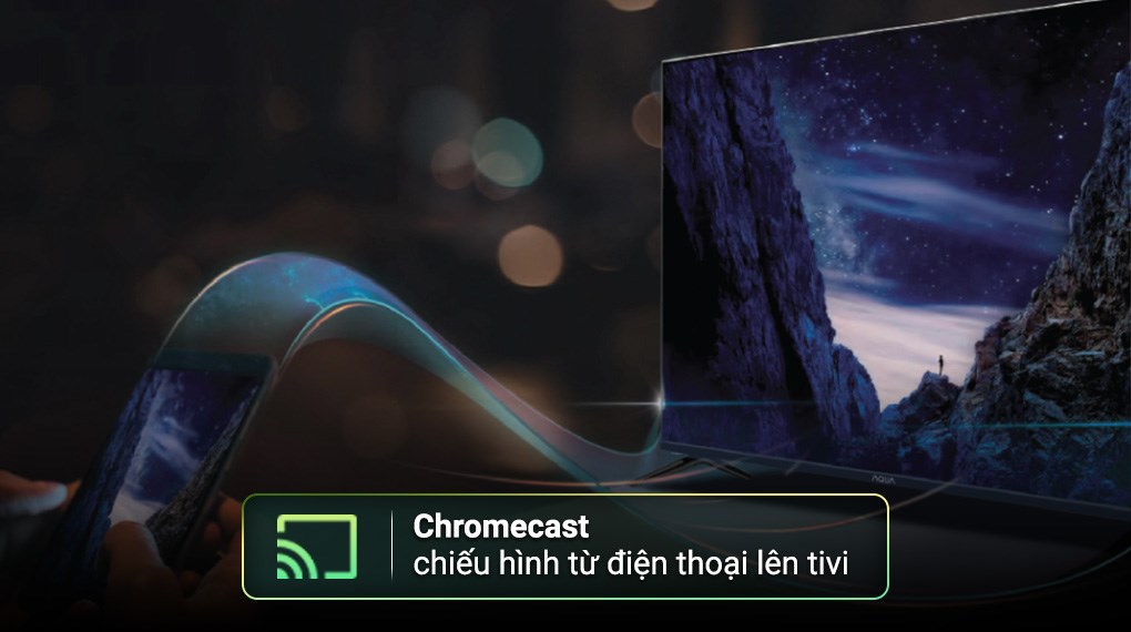 Google Tivi QLED Aqua 4K 50 inch AQT50S80UX