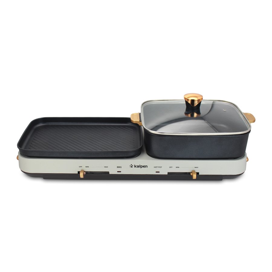 Bếp Nướng Lẩu Hai Ngăn Tháo Rời Đa Năng Kalpen PP99