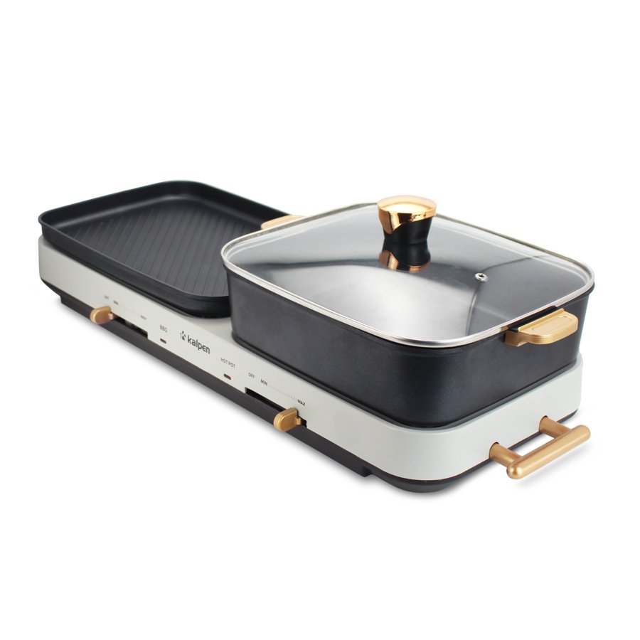 Bếp Nướng Lẩu Hai Ngăn Tháo Rời Đa Năng Kalpen PP99