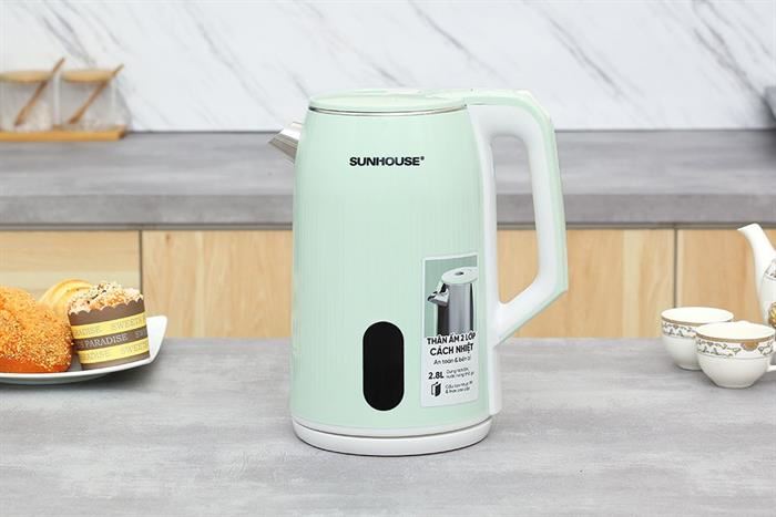 Ấm siêu tốc Inox 2 lớp 2.8L Sunhouse SHD1364 (new)