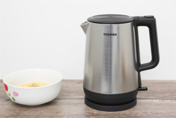 Bình đun siêu tốc Toshiba KT-17DR1NV – Dung tích 1.7 lít, công suất 1800–2150W, ruột inox SUS 304, đun nước nhanh chóng và an toàn