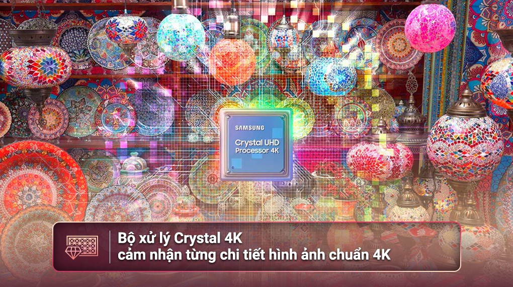 Smart Tivi Crystal UHD Samsung 4K 70 inch UA70DU7000