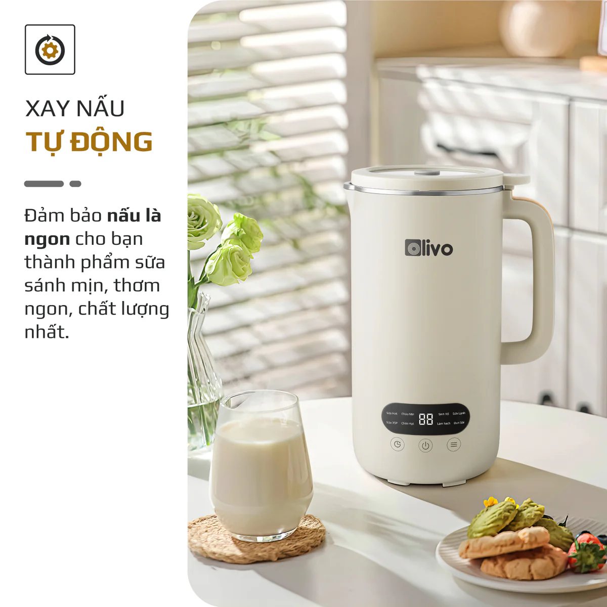 Máy Xay Nấu Đa Năng OLIVO CB1000