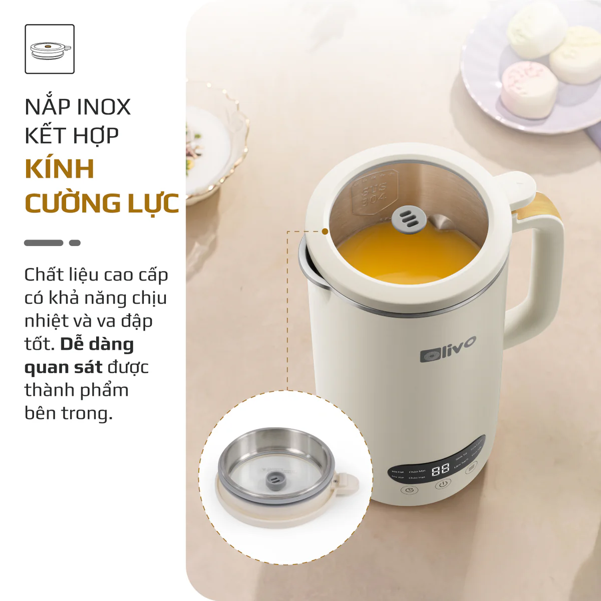 Máy Xay Nấu Đa Năng OLIVO CB1000