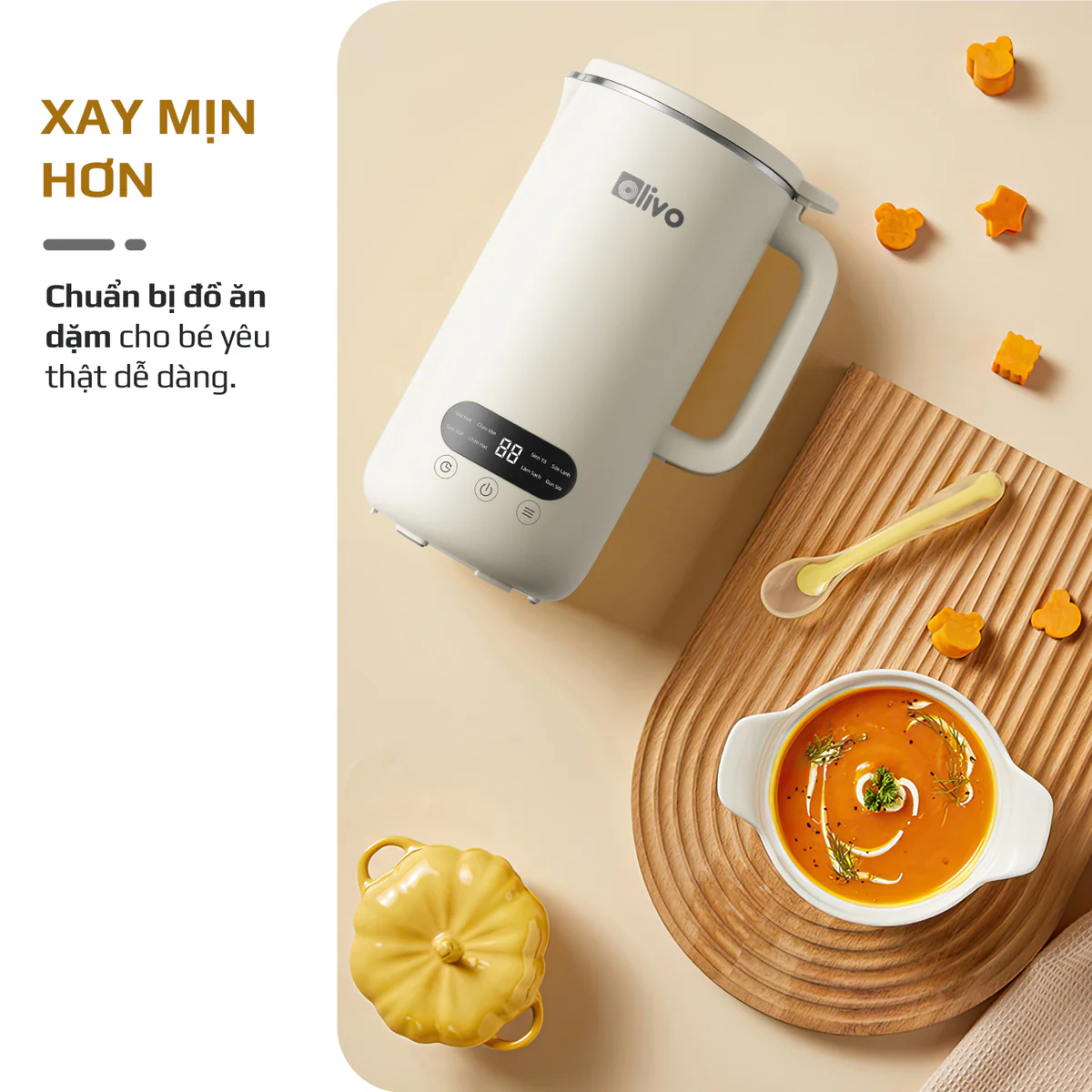 Máy Xay Nấu Đa Năng OLIVO CB1000