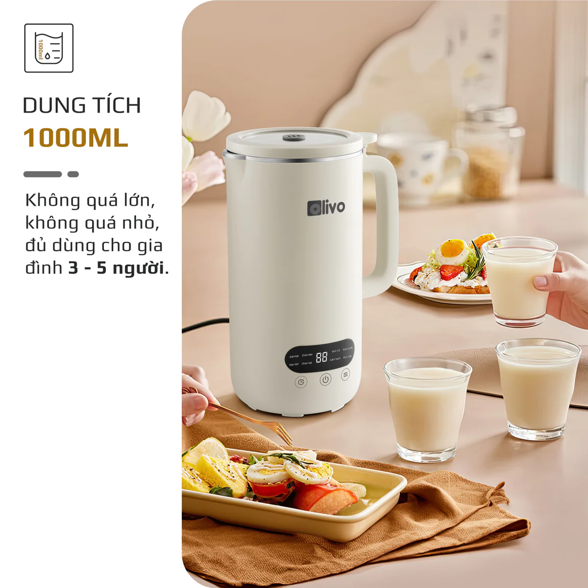 Máy Xay Nấu Đa Năng OLIVO CB1000